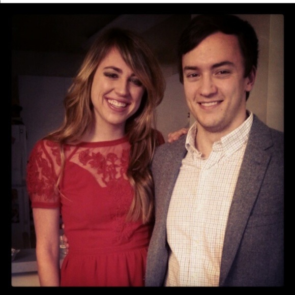 KIMICHI BLUE // VINTAGE RED LACE DRESS - Picture 8 of 8